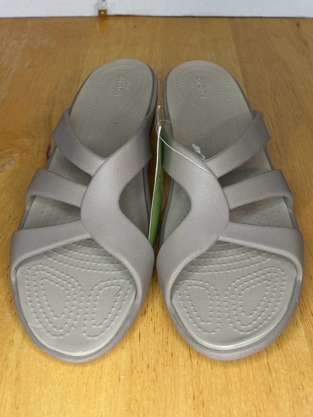 CROCS Women's Slip-Resistant Sandal Sole in Beigh